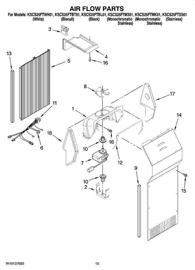 Diagram for KSCS25FTWH01