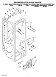 Diagram for 02 - Refrigerator Liner Parts