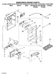 Diagram for 08 - Dispenser Front Parts