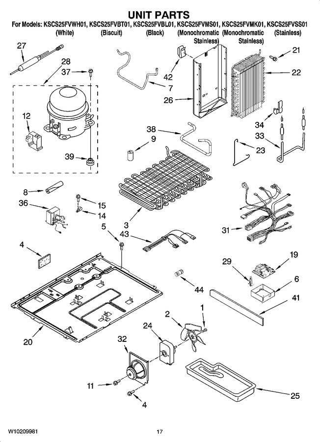 Diagram for KSCS25FVMS01