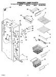 Diagram for 04 - Freezer Liner Parts