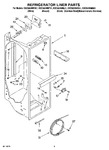 Diagram for 02 - Refrigerator Liner Parts