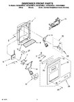 Diagram for 08 - Dispenser Front Parts