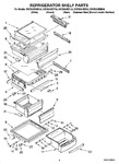 Diagram for 03 - Refrigerator Shelf Parts