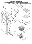 Diagram for 04 - Freezer Liner Parts