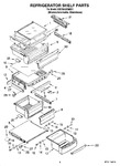 Diagram for 03 - Refrigerator Shelf Parts