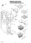 Diagram for 04 - Freezer Liner Parts