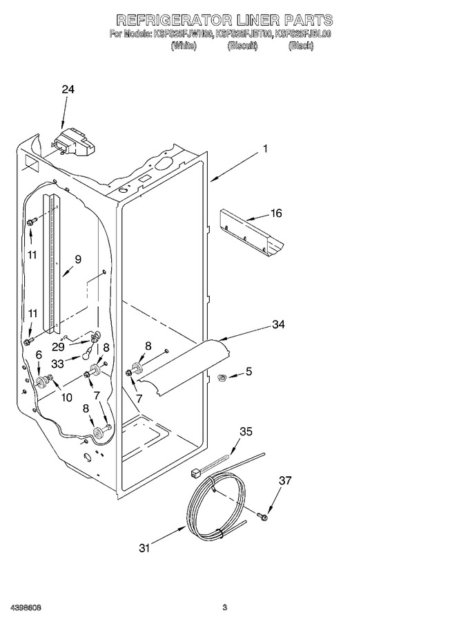 Diagram for KSFS25FJWH00