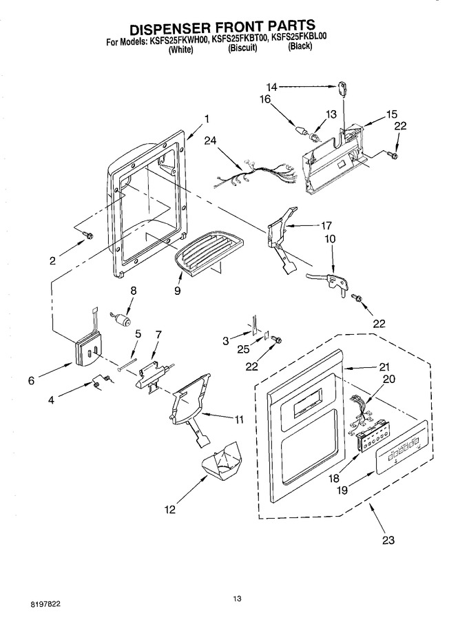 Diagram for KSFS25FKBL00