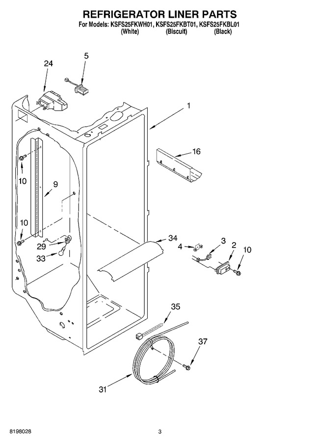 Diagram for KSFS25FKBL01