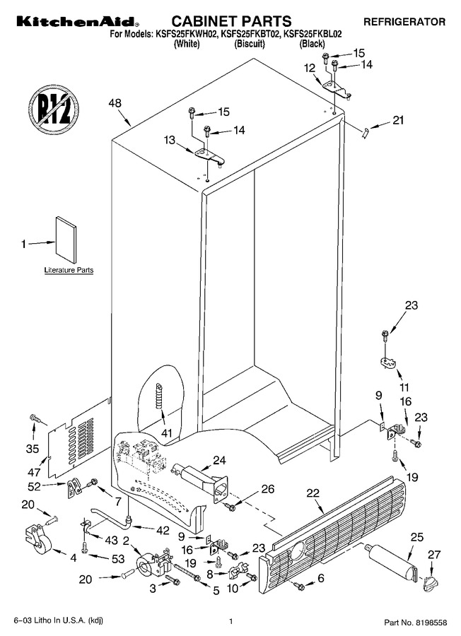 Diagram for KSFS25FKBL02