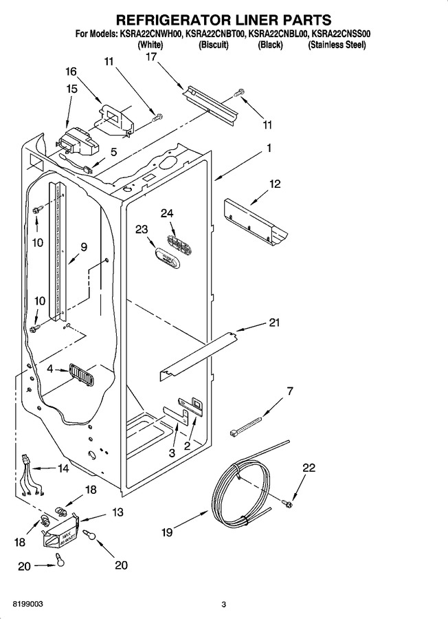 Diagram for KSRA22CNSS00