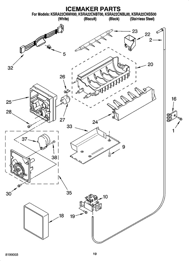 Diagram for KSRA22CNWH00