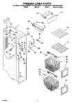 Diagram for 04 - Freezer Liner Parts