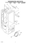 Diagram for 02 - Refrigerator Liner Parts