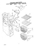 Diagram for 04 - Freezer Liner Parts