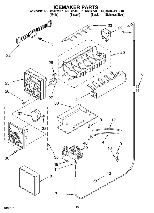 Diagram for KSRA22ILWH01