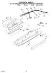 Diagram for 12 - Control Parts, Parts Not Illustrated