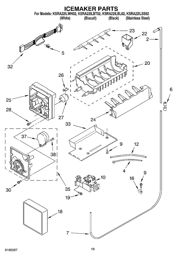 Diagram for KSRA22ILWH02