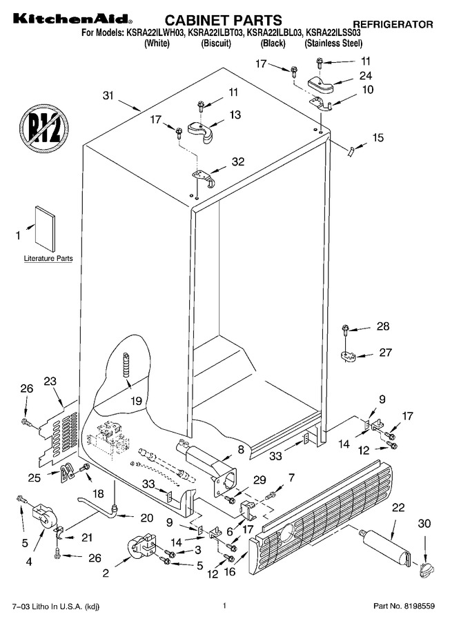 Diagram for KSRA22ILBL03