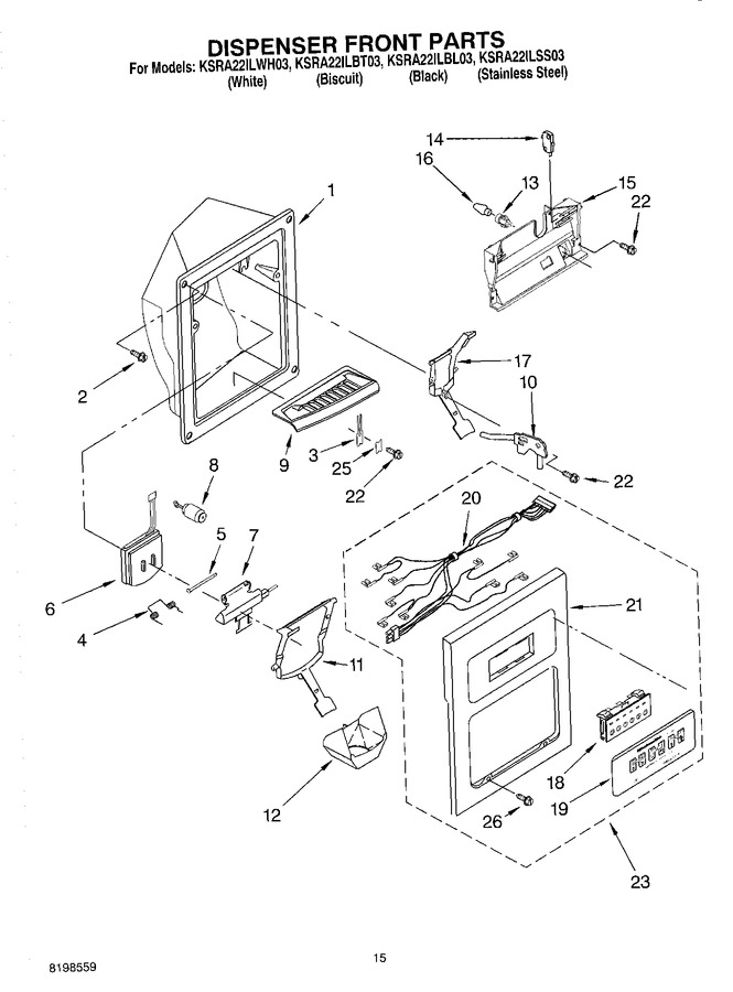 Diagram for KSRA22ILWH03