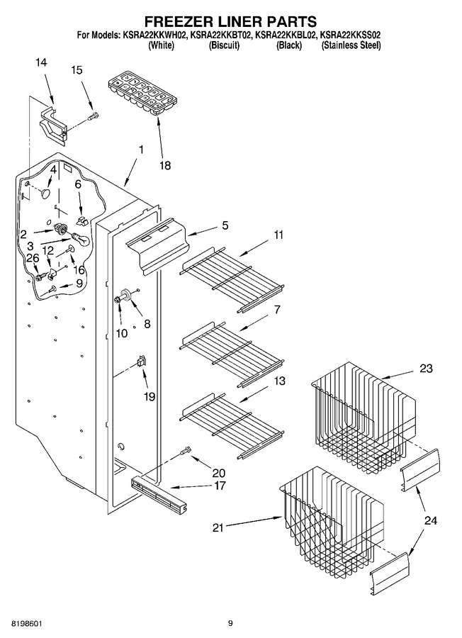 Diagram for KSRA22KKBL02