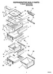 Diagram for 03 - Refrigerator Shelf Parts