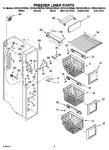 Diagram for 04 - Freezer Liner Parts