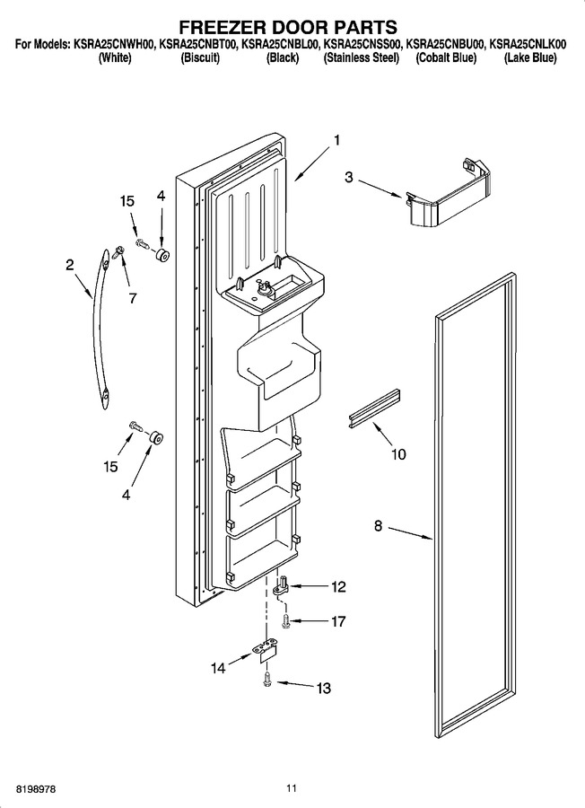 Diagram for KSRA25CNSS00