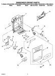 Diagram for 08 - Dispenser Front Parts