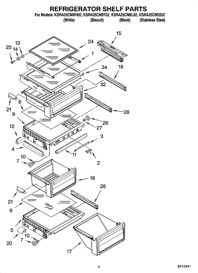 Diagram for KSRA25CNWH02