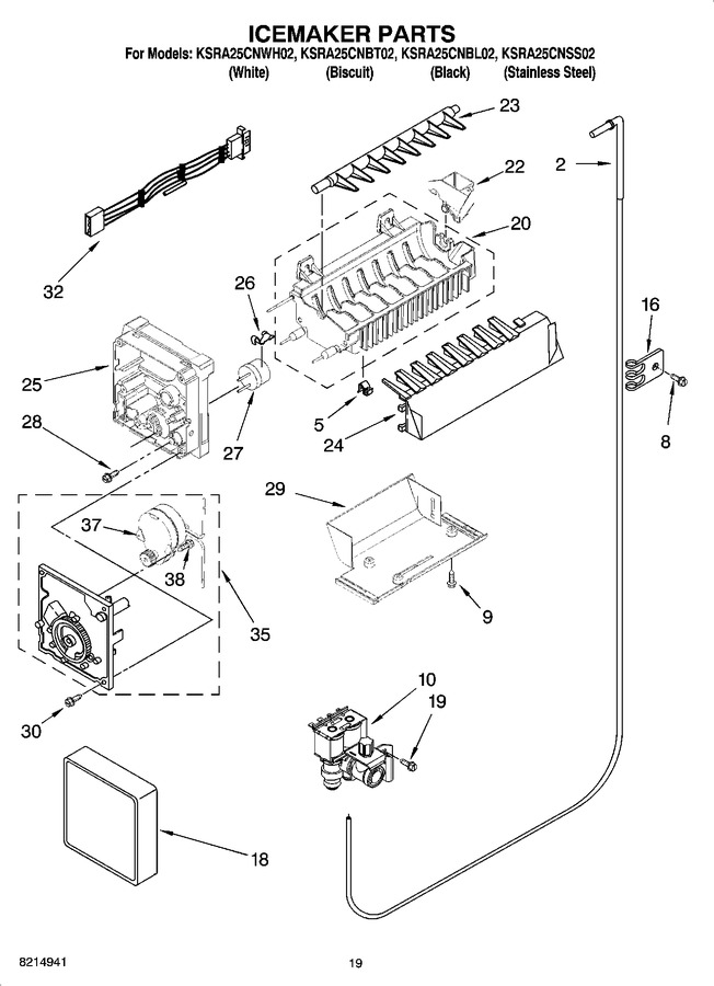 Diagram for KSRA25CNSS02