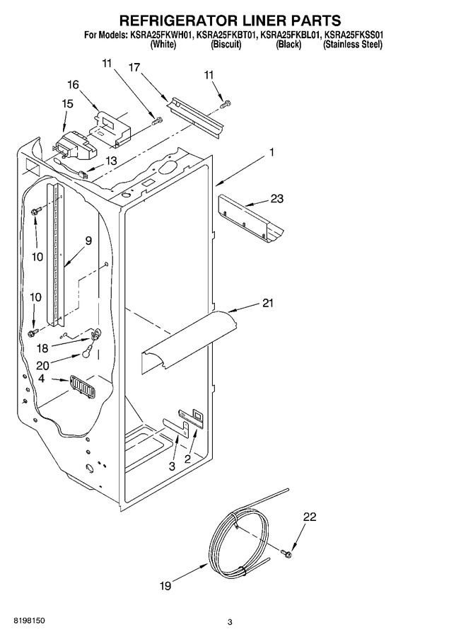 Diagram for KSRA25FKBL01