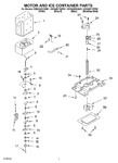 Diagram for 05 - Motor And Ice Container Parts