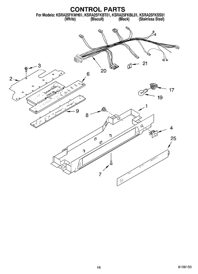 Diagram for KSRA25FKBL01