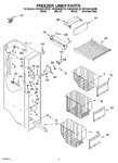 Diagram for 04 - Freezer Liner Parts