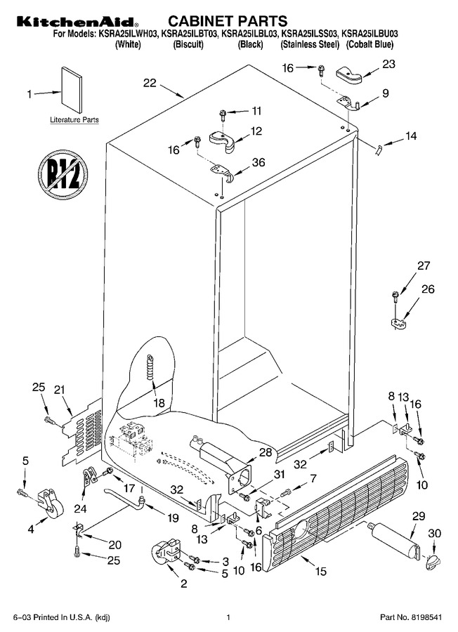 Diagram for KSRA25ILBU03