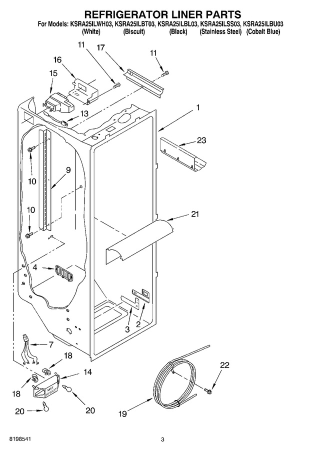 Diagram for KSRA25ILSS03