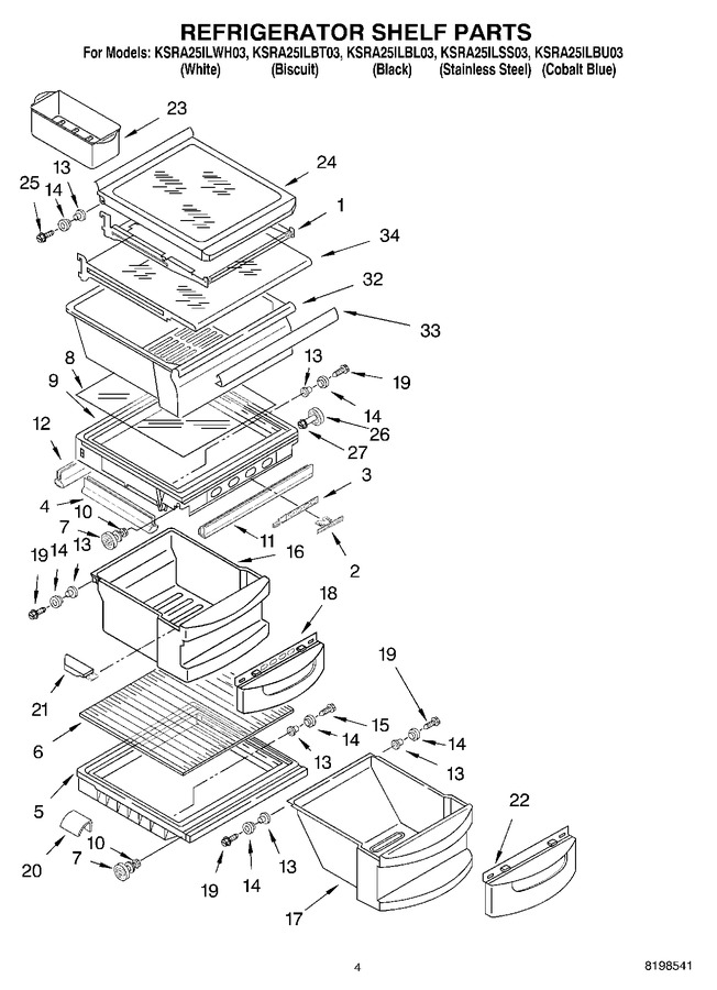 Diagram for KSRA25ILBU03