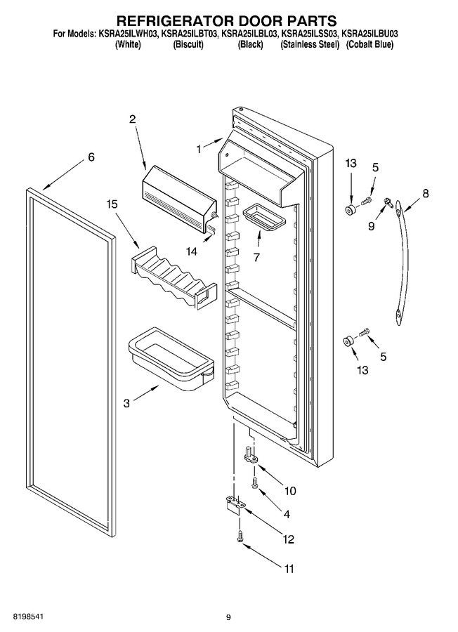 Diagram for KSRA25ILWH03