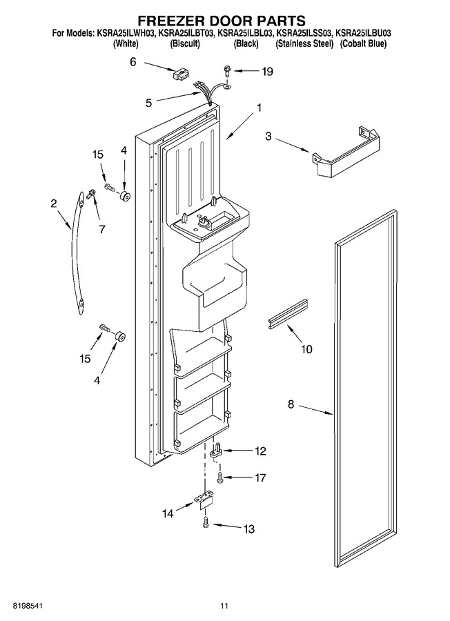 Diagram for KSRA25ILBT03