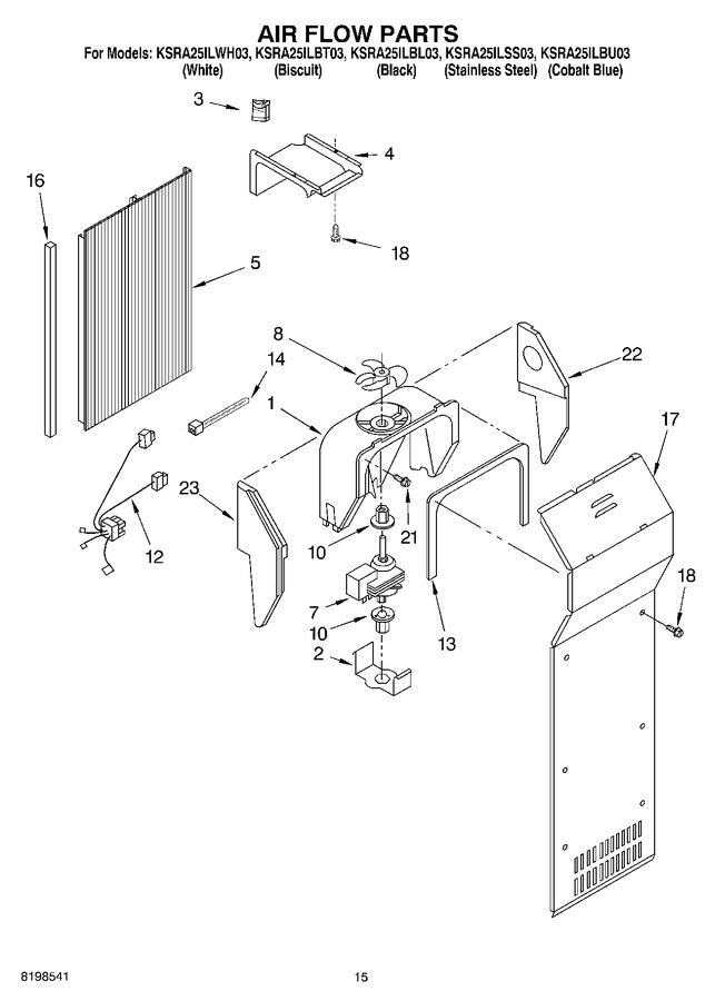 Diagram for KSRA25ILWH03