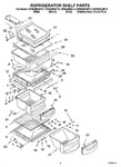 Diagram for 03 - Refrigerator Shelf Parts