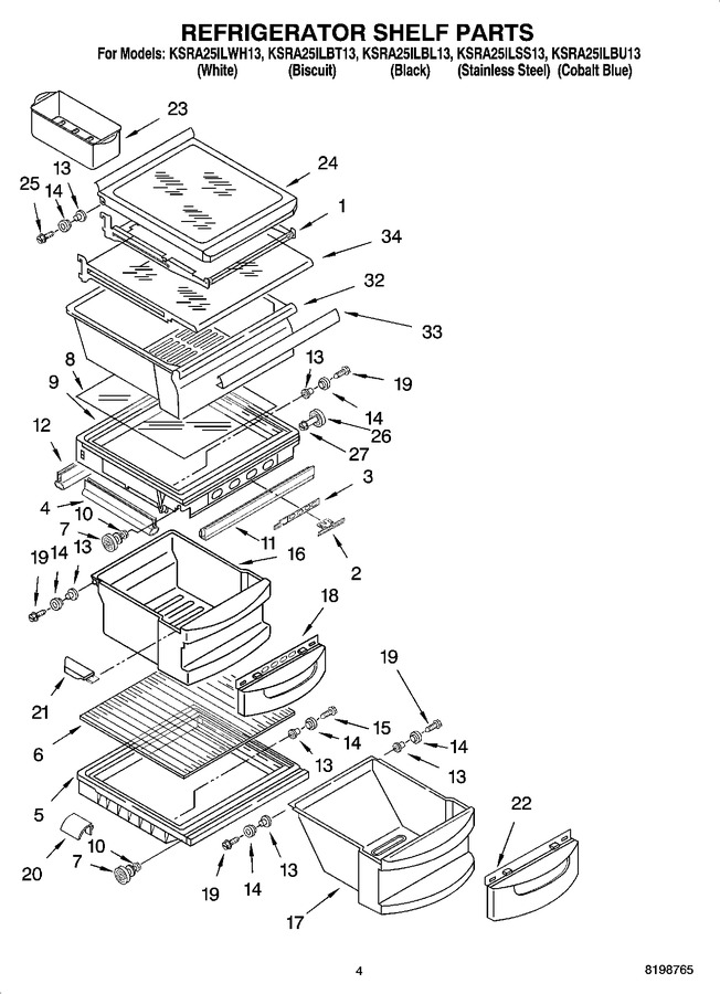 Diagram for KSRA25ILBU13