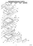 Diagram for 03 - Refrigerator Shelf Parts