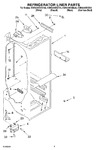 Diagram for 02 - Refrigerator Liner Parts