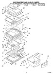 Diagram for 03 - Refrigerator Shelf Parts