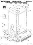 Diagram for 01 - Cabinet Parts