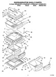 Diagram for 03 - Refrigerator Shelf Parts