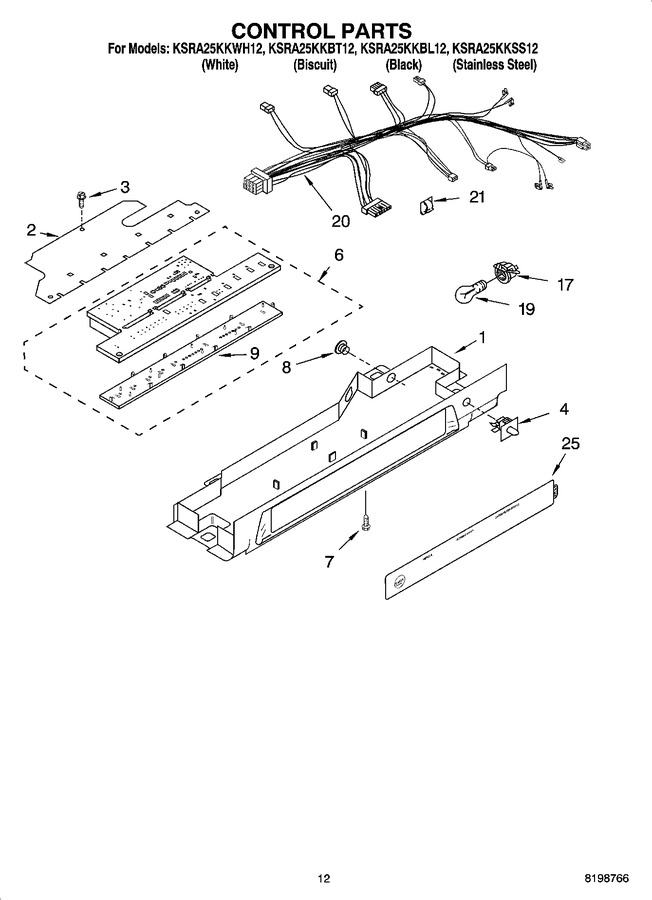 Diagram for KSRA25KKWH12